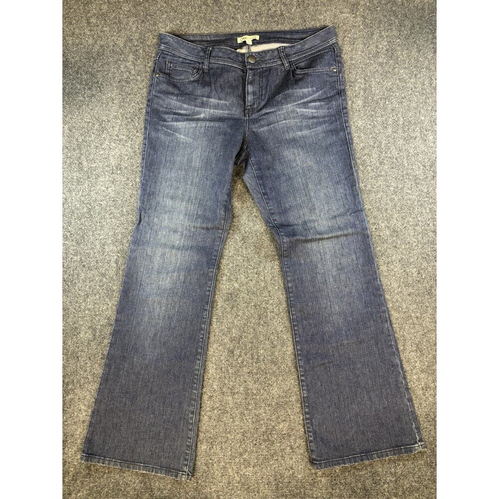 Cabi Women’s Size 10 Wide Leg Denim Blue Jeans Mid Rise Classic Preppy Casual